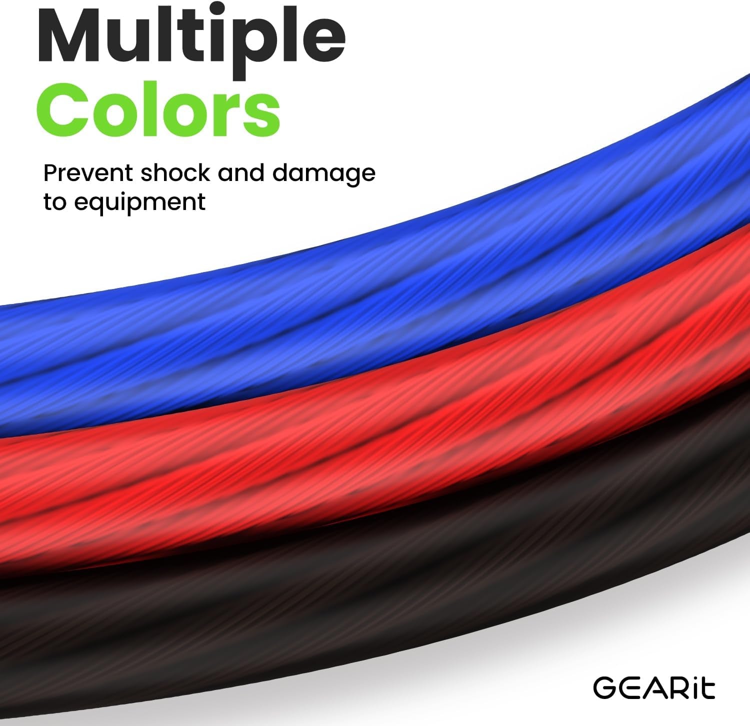 4 Gauge Wire, CCA Electrical Wire Extension Cord for Automotive Power/Ground, Battery Cable, Car Audio, RV, Amp Wiring Kit, (25 Feet Each- Black/Red Translucent)